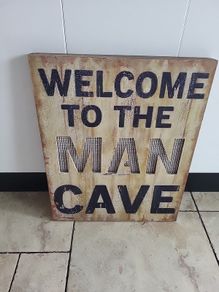 man cave wall hanging
