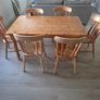 Pine dining chairs x6 Image 2