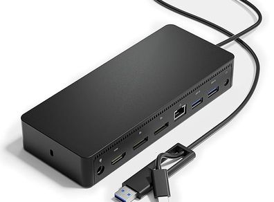 MacBook Air Connect 2 Monitors | Dell D6000 Docking Station | DisplayLink | 130W Adapter