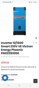 Victron Inverter 1600va 12v
