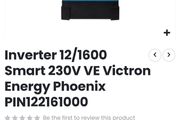 Victron Inverter 1600va 12v