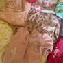 10 all in ones, 3 baby sleep bag, 4 pink blankets Image 7