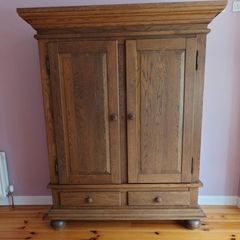 solid oak wardrobe