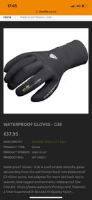 Waterproof diving gloves G30