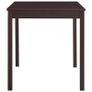 9 Piece Dining Set Pinewood Dark Brown Image 5