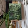 'The depths' original jungle painting Image 6