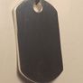 Sterling Silver Solid Dog Tag and Chain Image 5