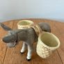 Sylvac Donkey with Cream Baskets 3138 Image 2