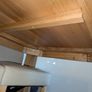 Solid oak dining table and 6 dining chairs Image 4
