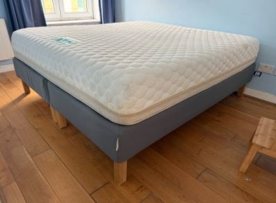 King Koil Super King Mattress and IKEA Espevar Base Set