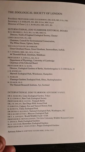 International Zoo Yearbook Volume 20. Edited By P. J. S Olney. Published By The Zoological Society Of London. First Edition. Hardback With Dustjacket In Very Good Condition.
