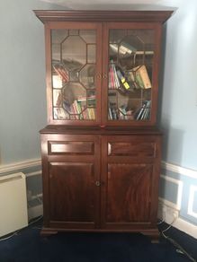Large antique bookcase. ( Georgian)!