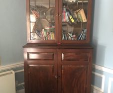Large antique bookcase. ( Georgian)!