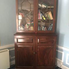 Large antique bookcase. ( Georgian)!