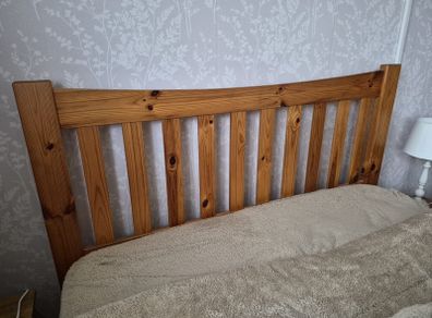 double bed and new mattress