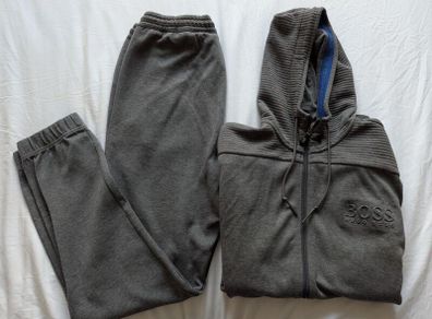 Hugo Boss Men's Tracksuit, Size L Grey