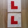 Motorcycle Standard Size Learning Fabric Pair of  Learning Plates Image 2