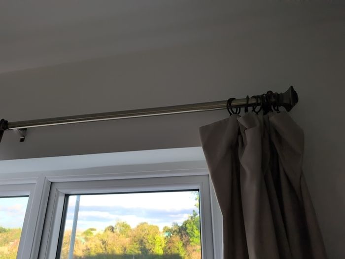Antique  Brass Curtain Pole 120-210 Extendable