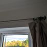 Antique  Brass Curtain Pole 120-210 Extendable Image 3