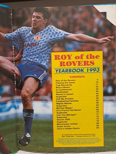 Roy of the Rovers Yearbook 1993