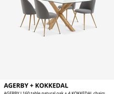 table and 4 chairs