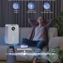 FREE EXPRESS SHIPPING 2200ML Dehumidifiers for Drying Clothes, Quiet Dehumidifier with Drainage Hose, Auto-Defrost|LED Light, Auto-off, Dehumidifier for Bedroom Bathroom Closet RV Image 4