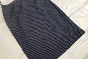 Wool Cashmere Pinstripe Skirt Size 12