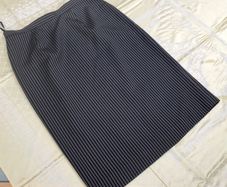 Wool Cashmere Pinstripe Skirt Size 12