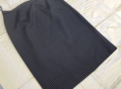 Wool Cashmere Pinstripe Skirt Size 12