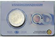 Belgium 2 Euro Brilliant Uncirculated Coin 2026 - 100 years NMBS (National Railway Company)