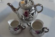 Teapot Set 1950s Lustre Ware