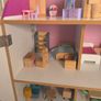 Large Wooden Dollhouse with Furniture & Accessories Image 4