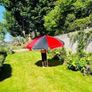 Summer Pride Rainbow Or Black & Red Garden Pub Party Parade Umbrellas. Brand New In Box 2 Metre Image 7