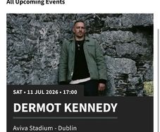 dermot kennedy tickets