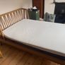 Solid Oak Scandi Double Bed Frame Image 7
