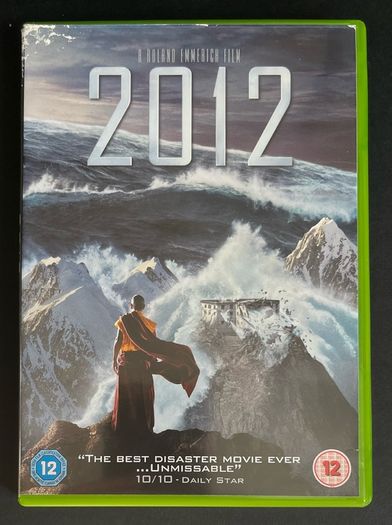 2012. DVD Movie. Starring John Cusack, Thandie Newton, Danny Glover and Woody Harrelson