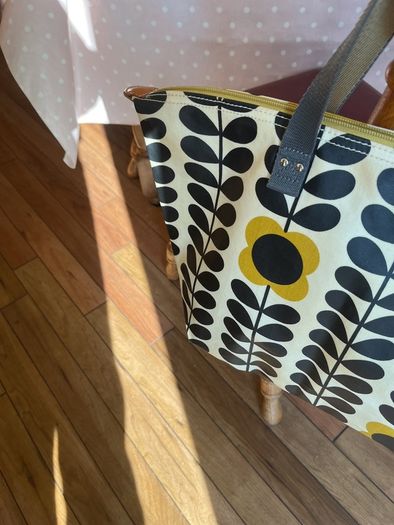 Orla Kiely Matte laminated cotton or oilcloth Tote/shopper bag