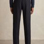 Reiss Navy Trousers Image 2