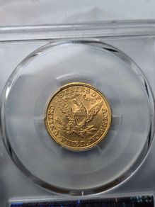 Gold, American 5 Dollar