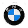 BMW 68mm x4 Alloy Wheel Centre Caps Blue/ White Image 3