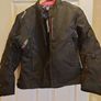 ladies black Girona motorbike jacket Image 3