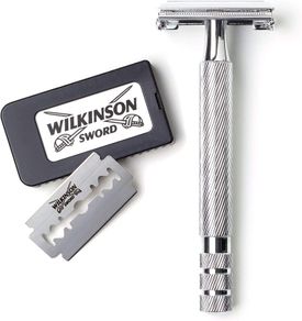 Wilkinson Sword Butterfly Double Edge (DE) One-piece Safety Razor