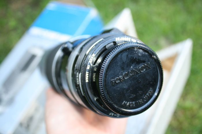TAMRON SP 300mm F/5.6 TELE MACRO Lens With C/Y conversion adapter from JAPAN