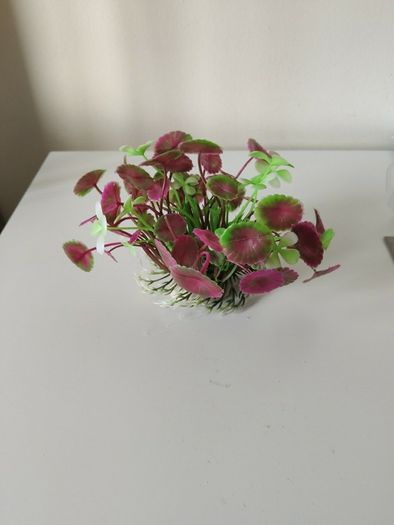Plastic Aquarium Decorations Multicolor Artificial Plants