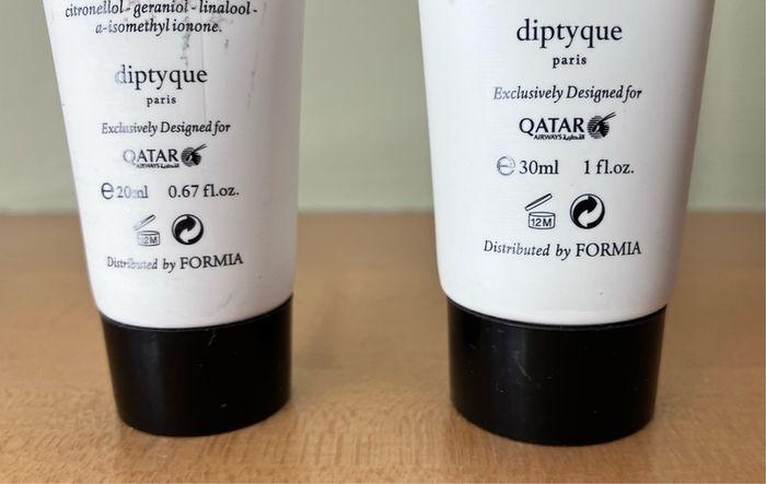 Diptyque Travel Size Body Lotion and Face Cream