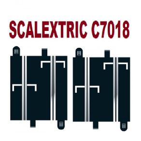 Scalextric C7018: 2x Grid Half Straights Track    (c8207)