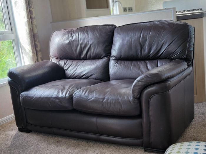 2 leather couches
