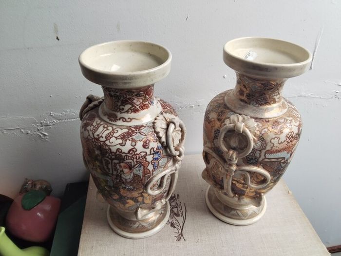 vintage Japanese vases