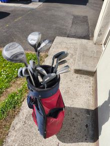 Golf Clubs and bag