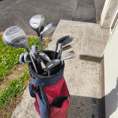 Golf Clubs and bag